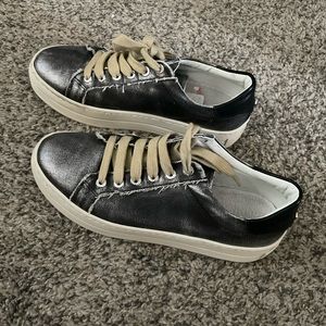 J Slides Distressed Sneaker